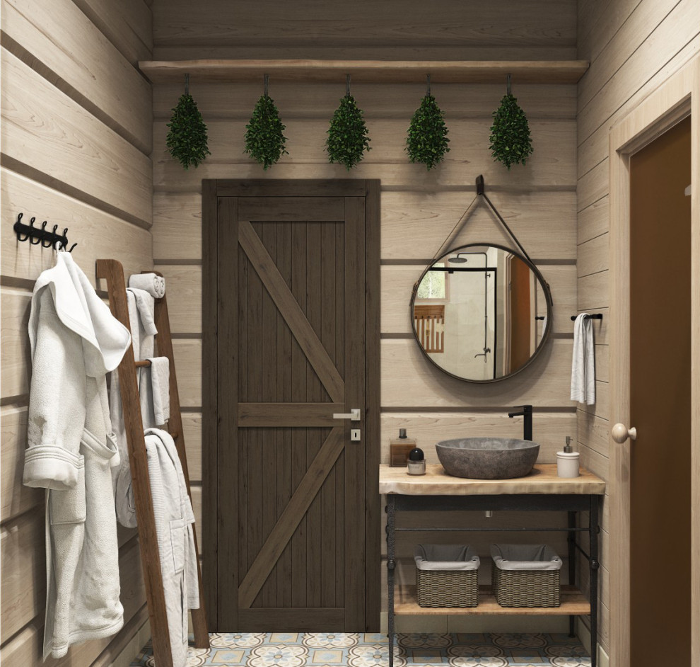 Дом-с баней для временного прибывания