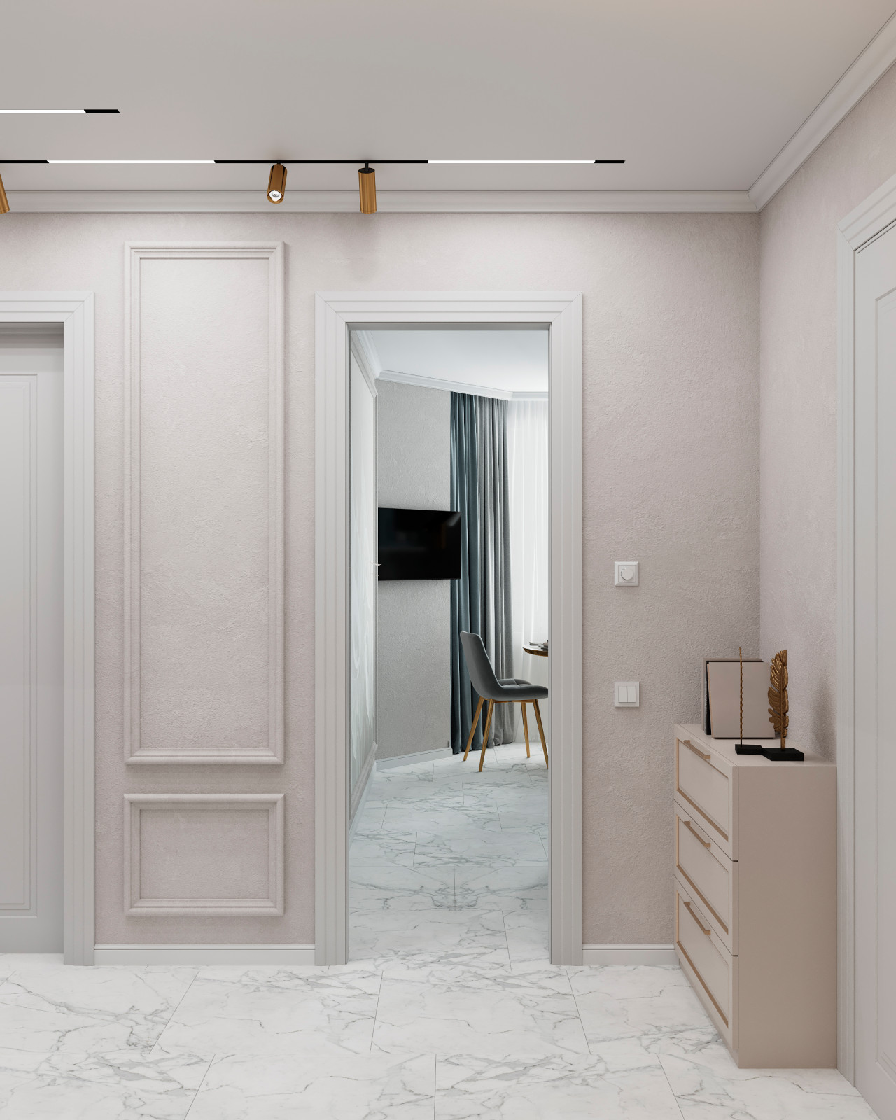 Интерьер квартиры неоклассика