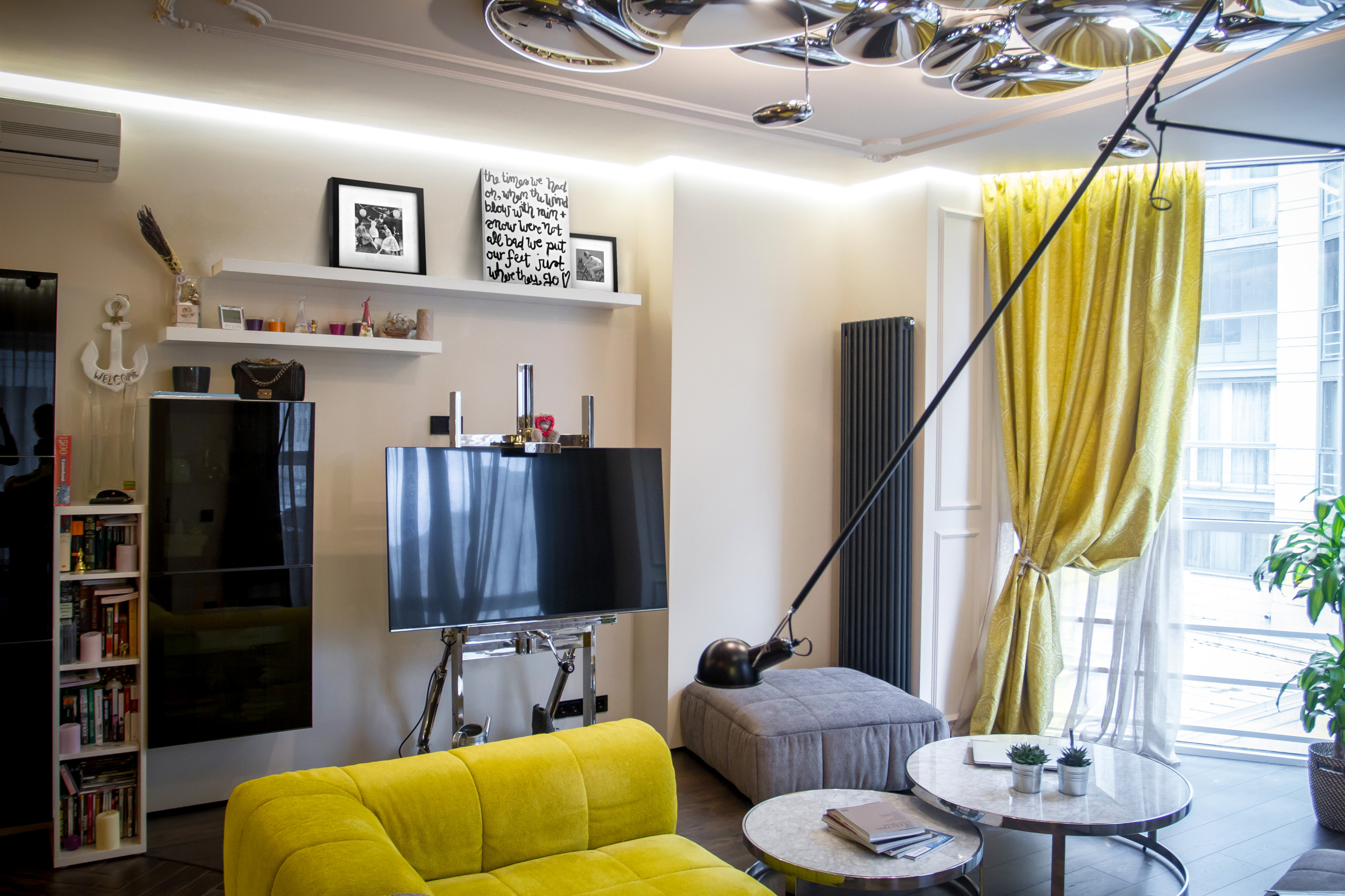 Houzz тур: Эклектичная квартира для молодоженов