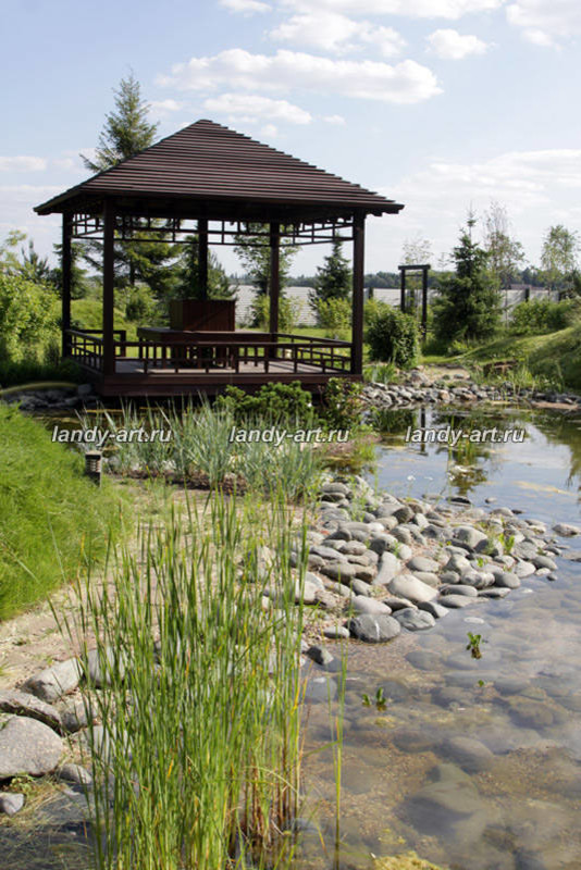 Японский сад для нашего заказчика.