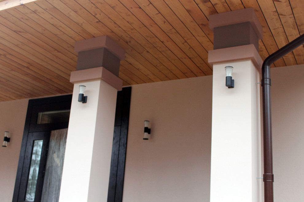 Дом из кирпича в "Охтинском парке"