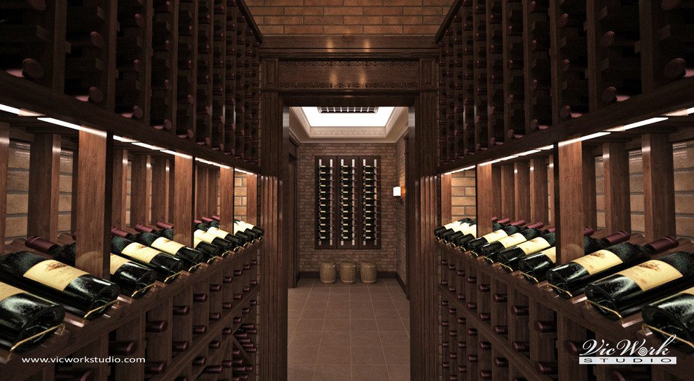 Wine cellar. H Residence interiors