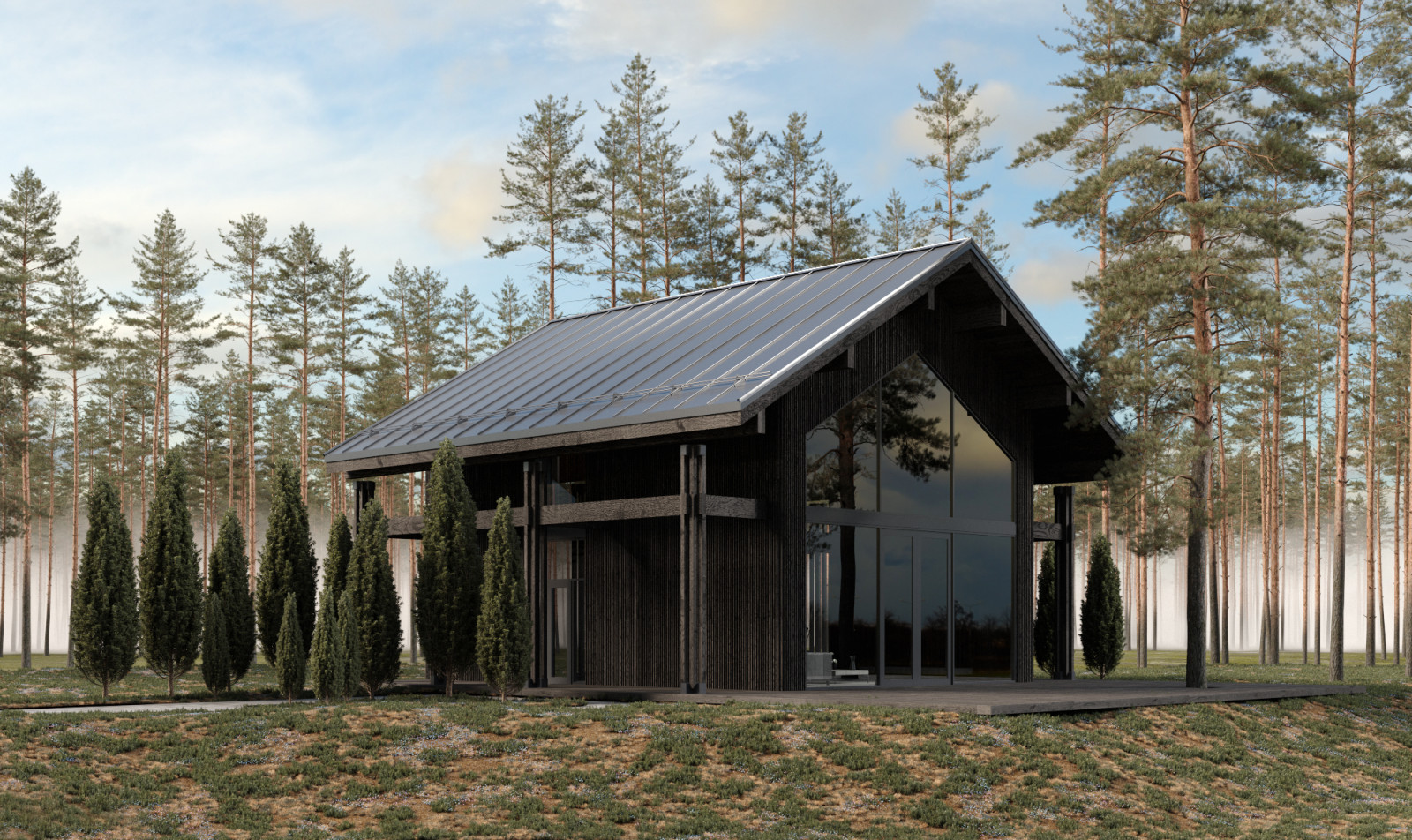 Гостевой дом Cabin 02 Black