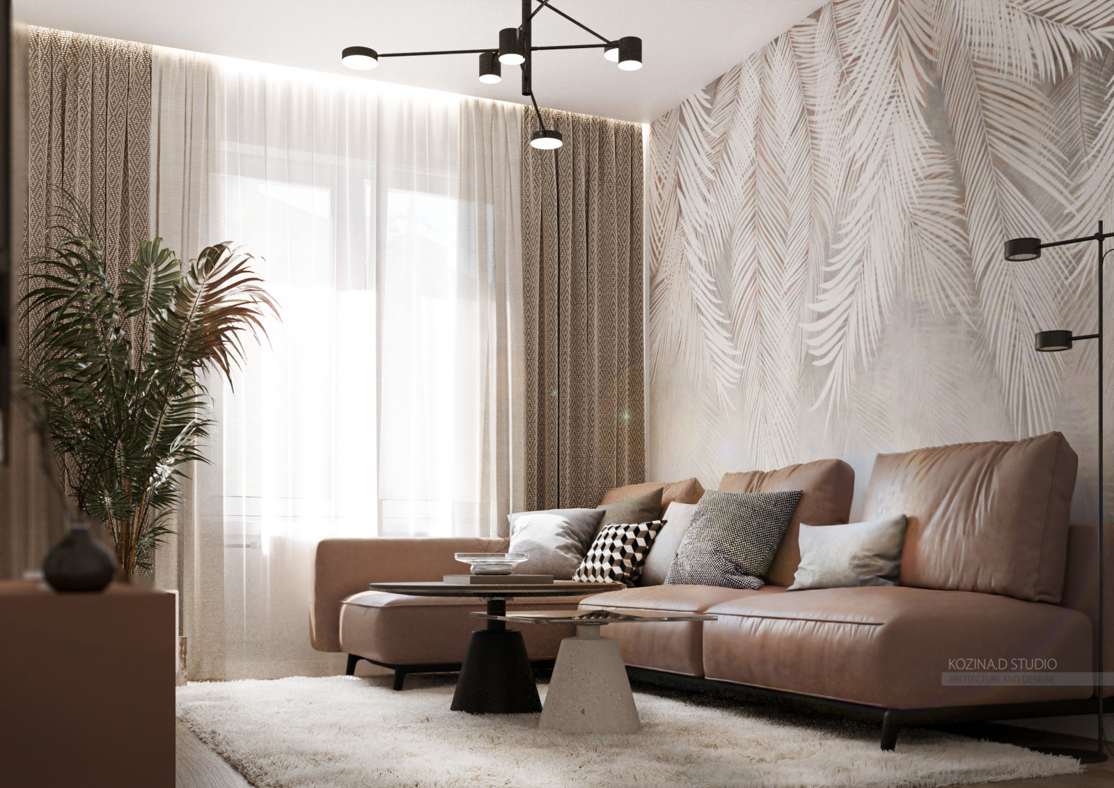 Проект трехкомнатной квариты (82 м²) в Санкт-Петербурге