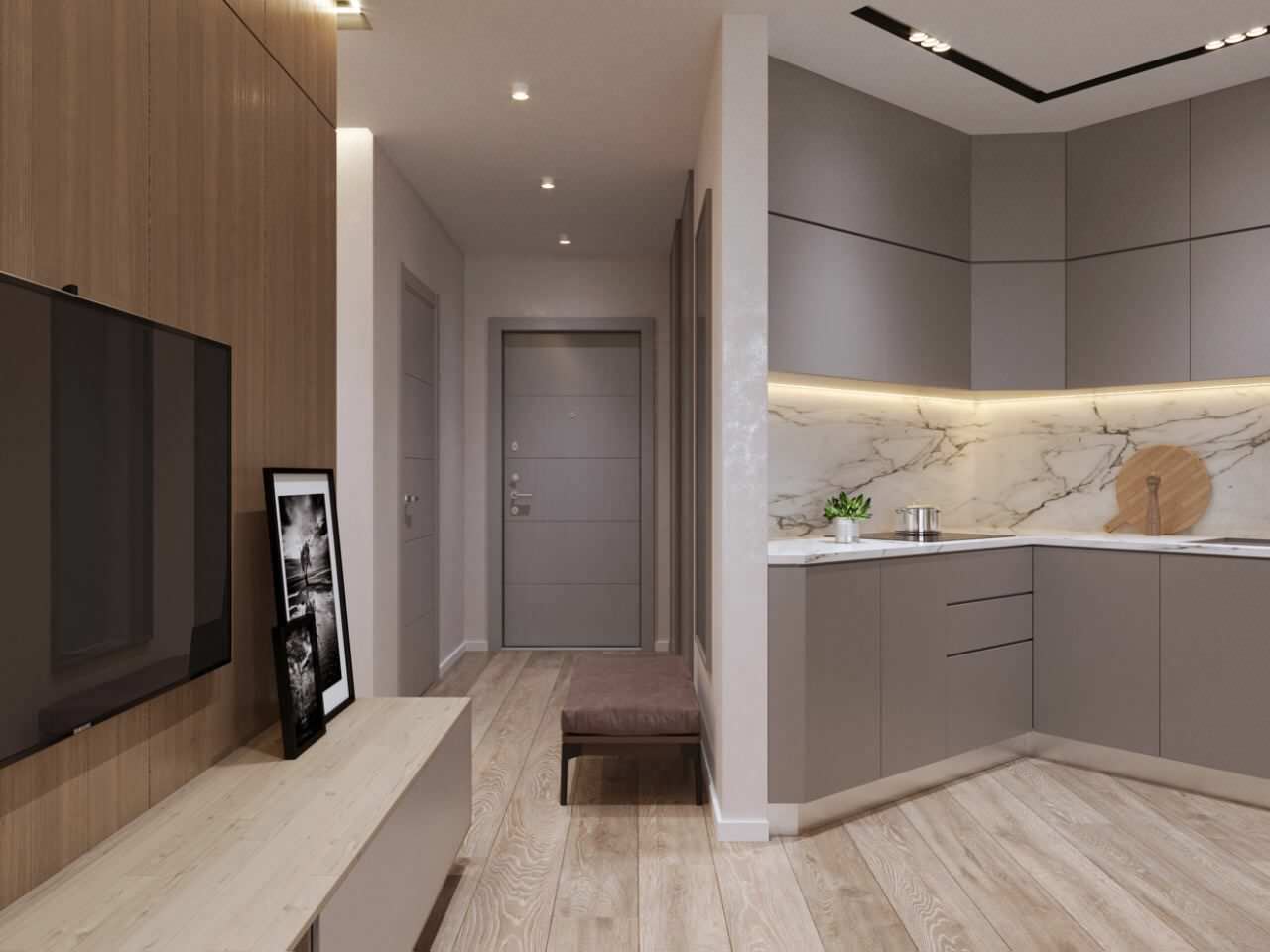 Дизайн проект квартиры в современном стиле