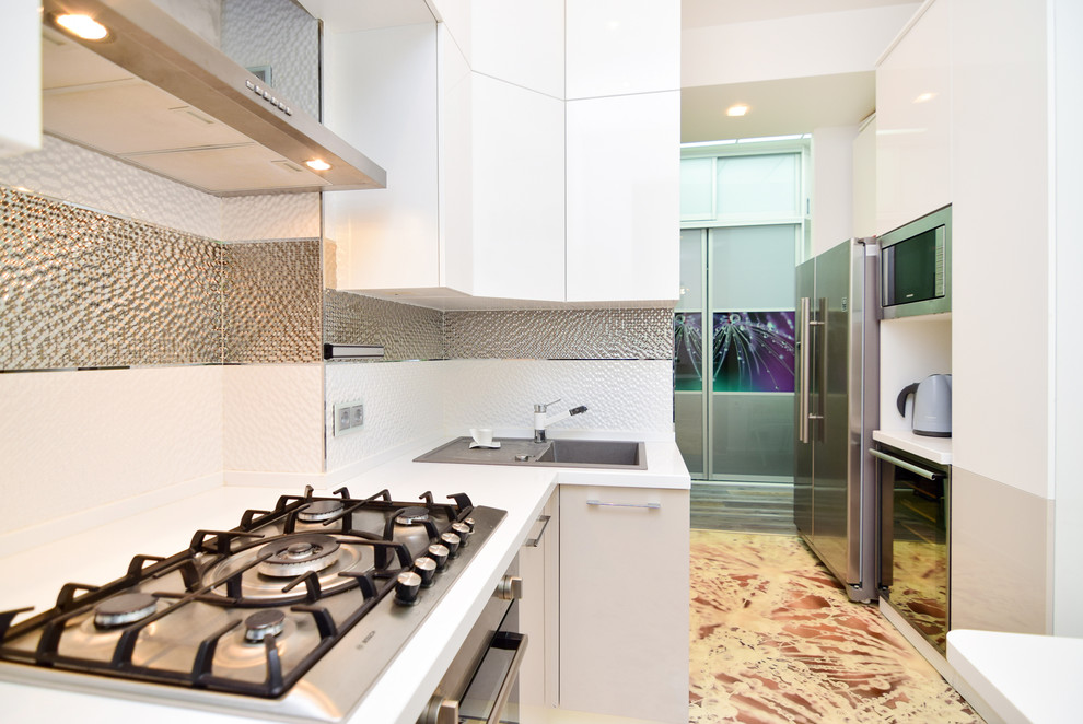 В гостях: Квартира для молодой семьи в лавандовых тонах