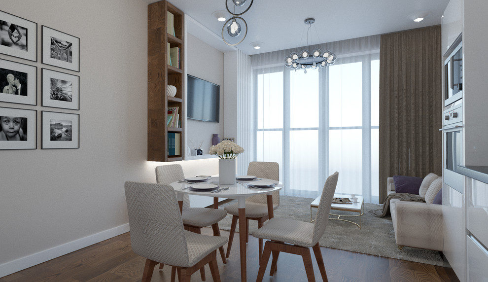 Гостиная  в ЖК GreenPark в г.Уфа