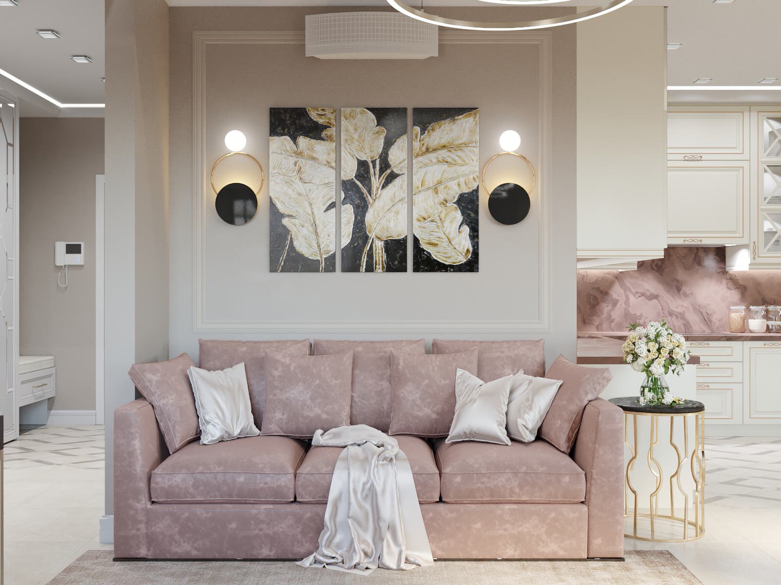 Дизайн квартиры в стиле неоклассика