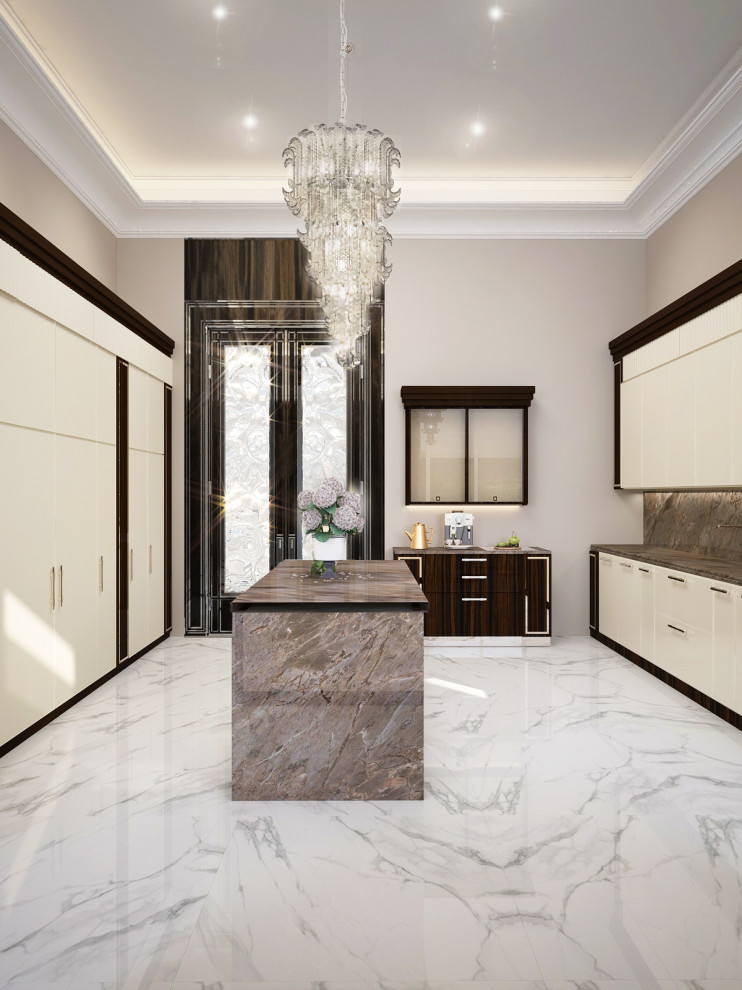 Кухня в загородном поселке "Парк Вилль". Рублевка.