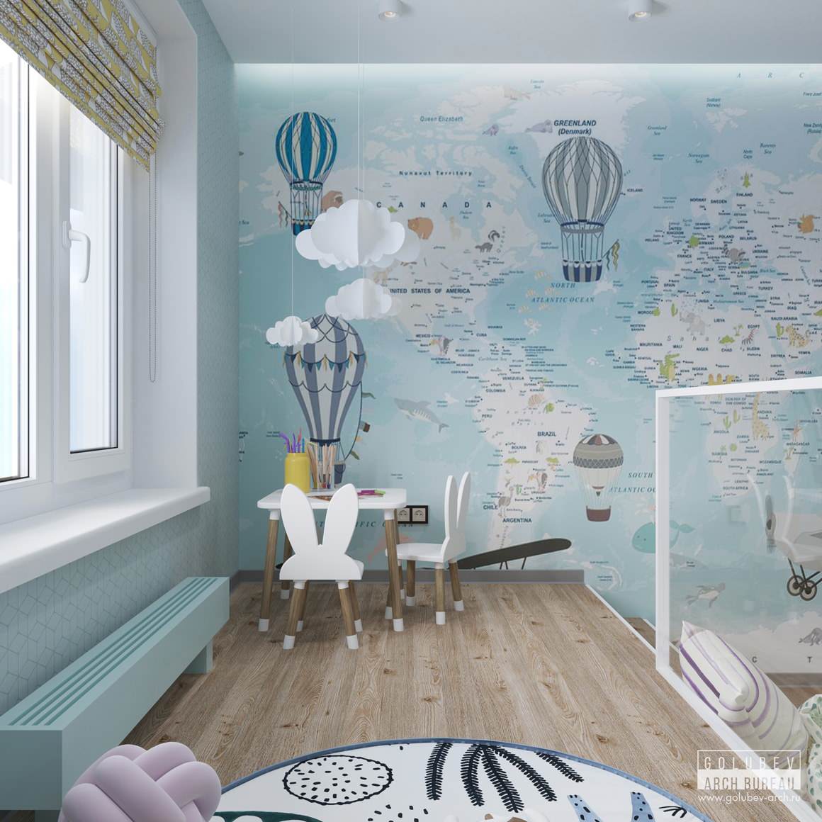 Дизайн интерьера с панорамным видом, г. Красноярск, 100 м2