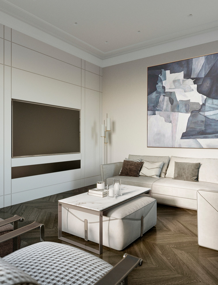 Дизайн таунхауса в резиденции Tweed Park в Москве