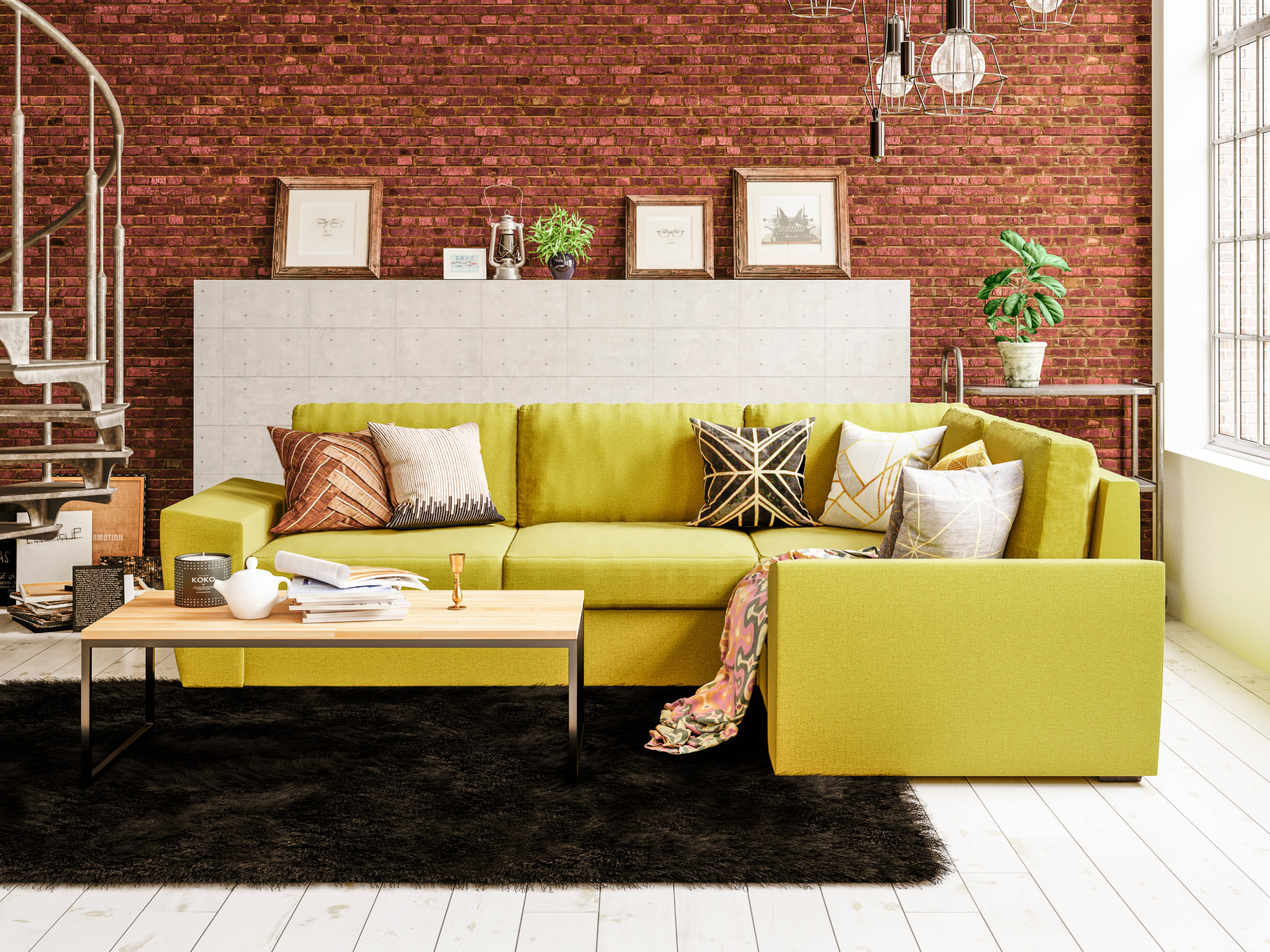 Визуализация Гостиная Gusto ОГОГО Обстановочка