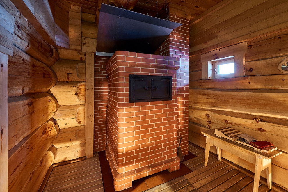 Интерьер деревянного дома в русском стиле