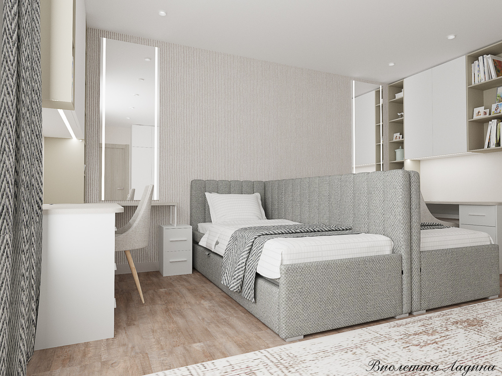 Детская комната для двух девочек.