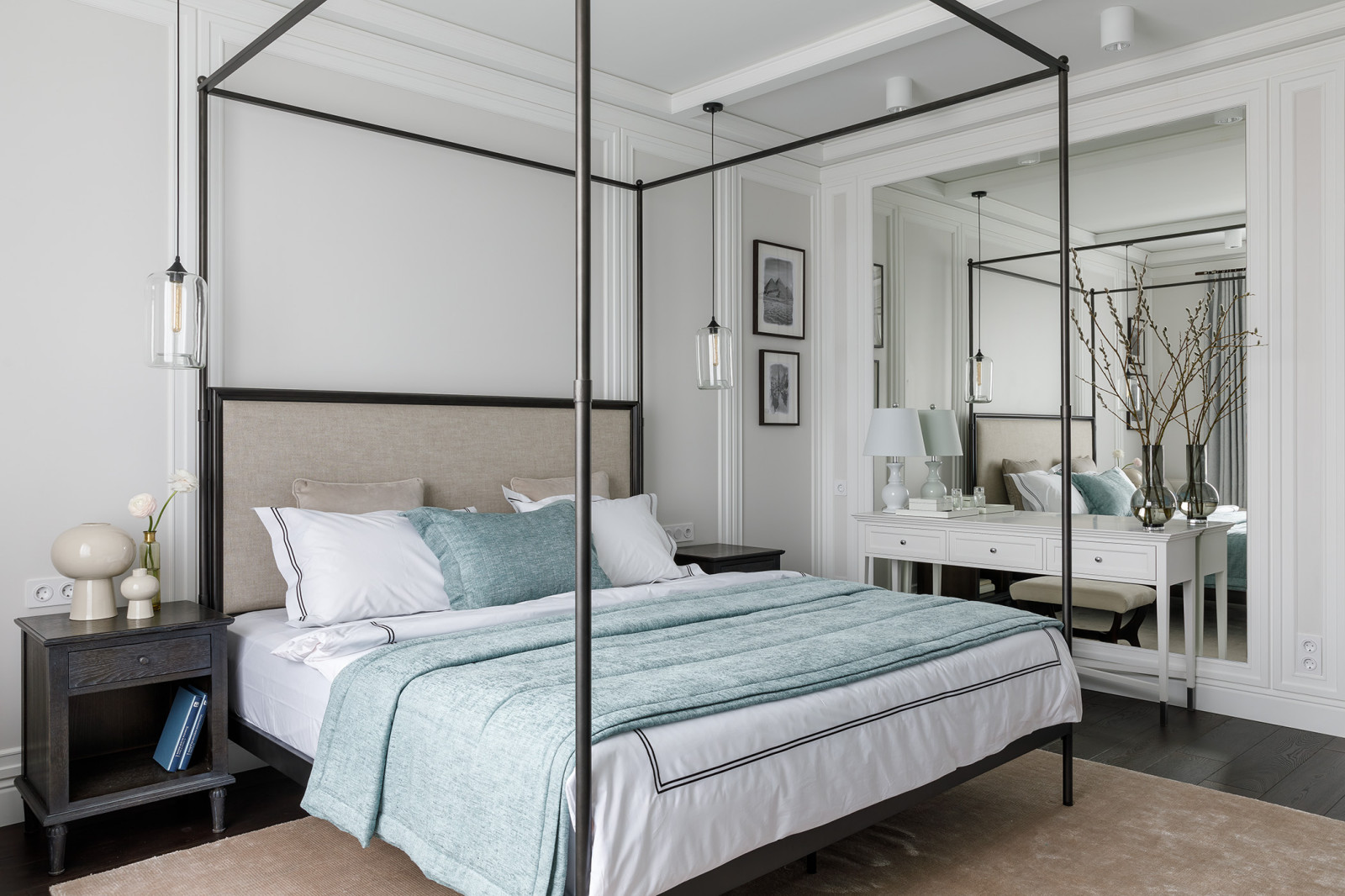 Реализованный проект квартиры 240м², ЖК Смольный проспект