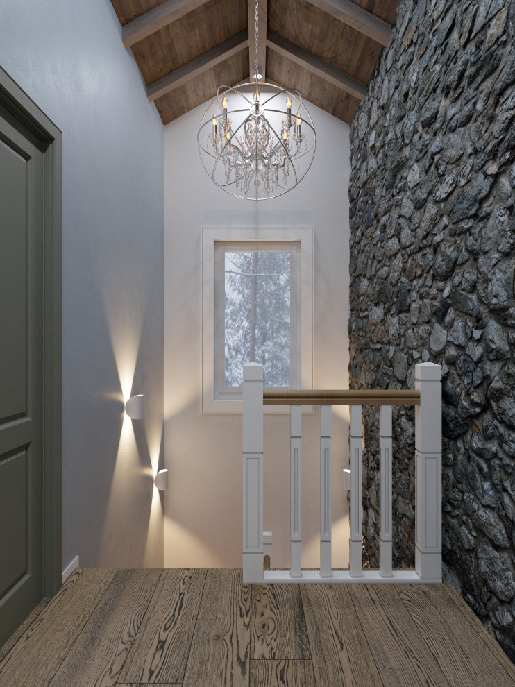 Дизайн проект каркасного дома в коттеджном поселке "Чайка", Московская область