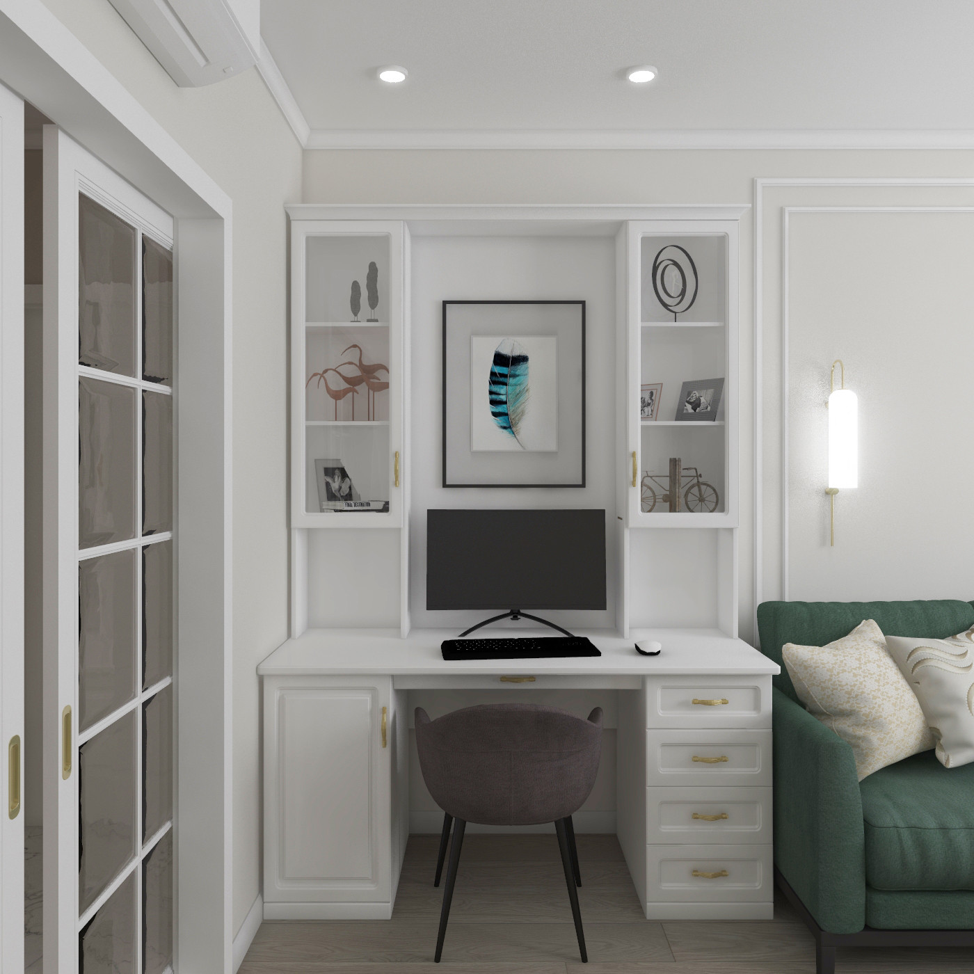 Дизайн квартиры "Золотая линия"