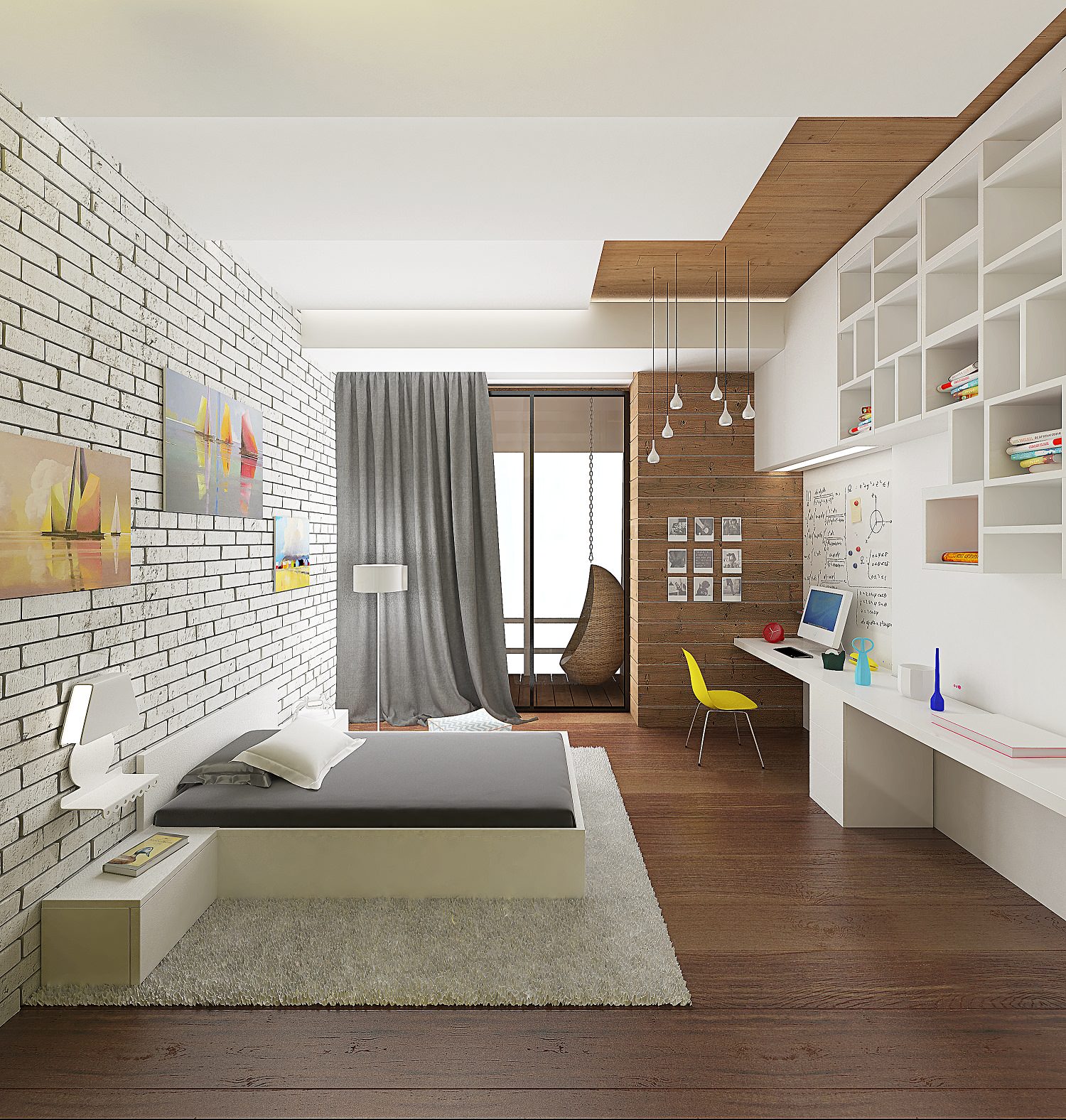 3D проект квартира "Садовые кварталы"