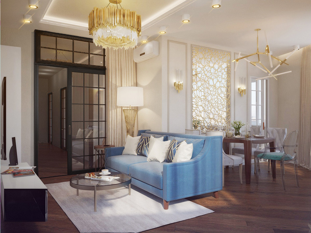 Частная квартира. гостиная