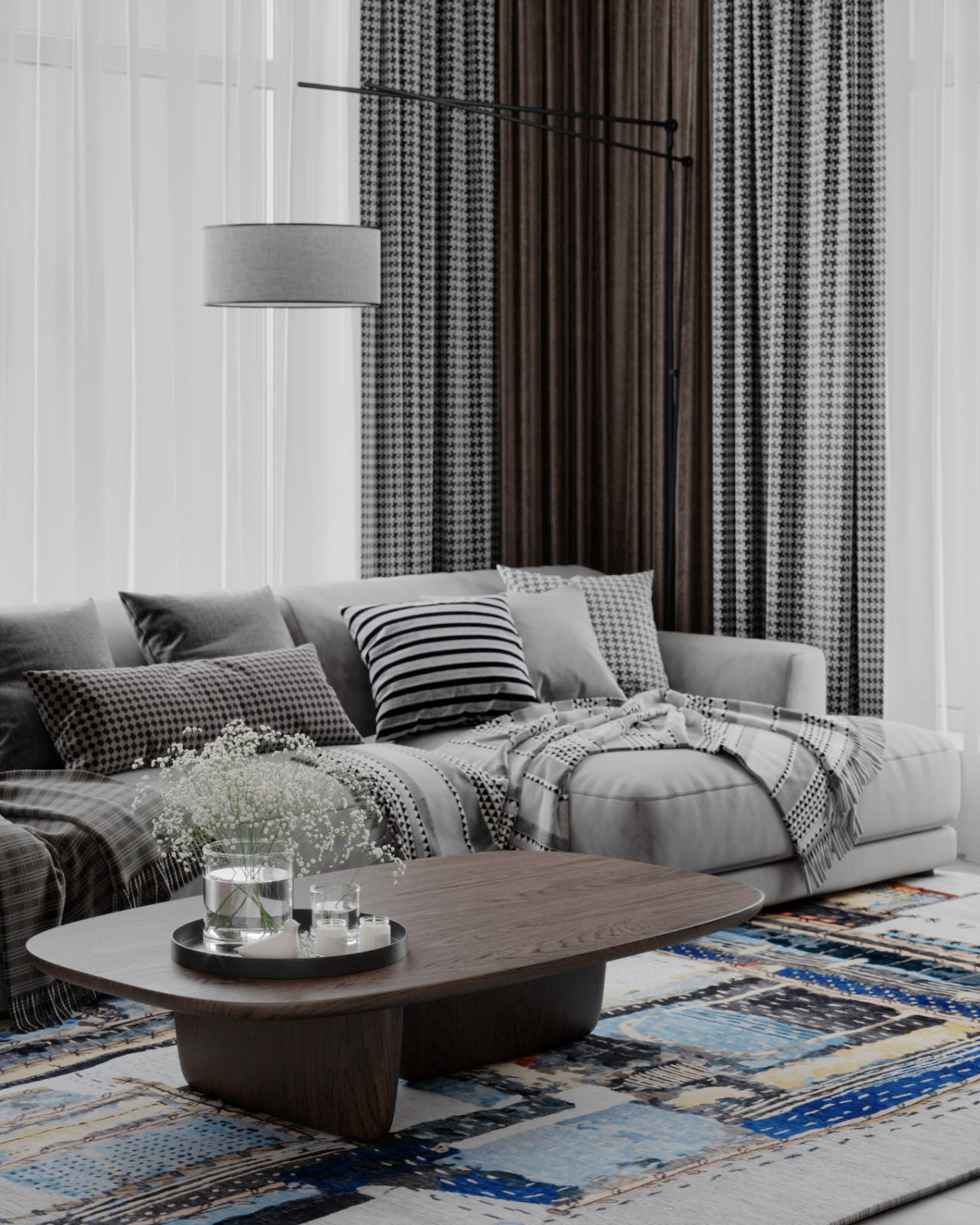 Пример состава дизайн-проекта интерьера дома