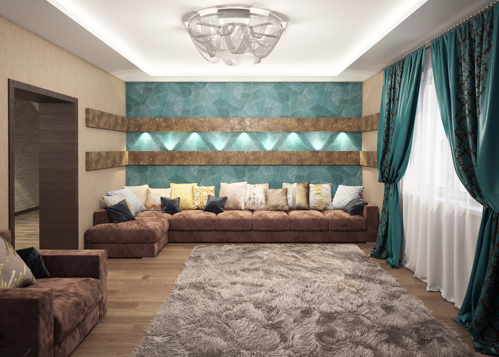 Обложка проекта: Дом в стиле фьюжен