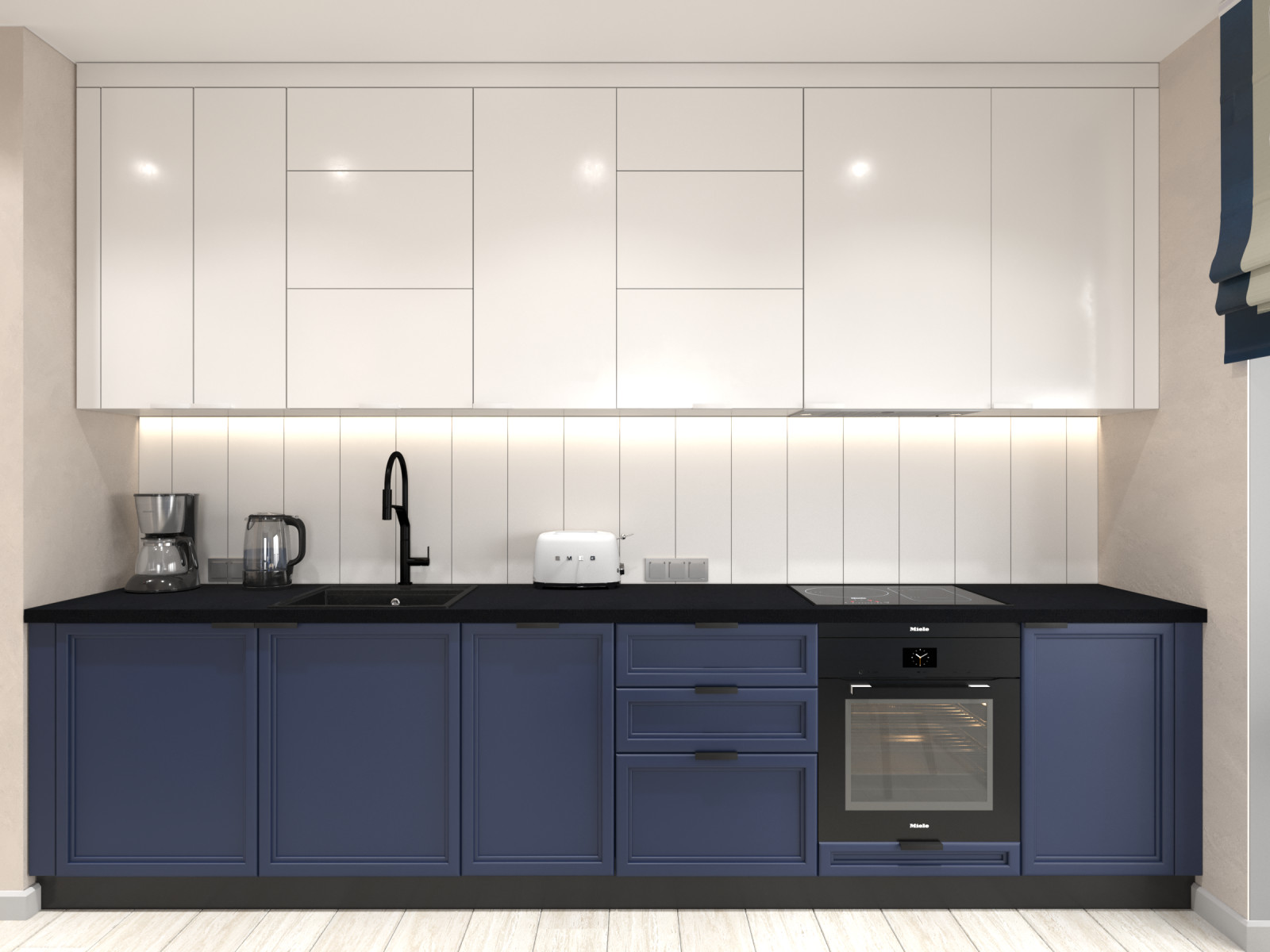 Квартира для холостяка (визуализации и коллажи)