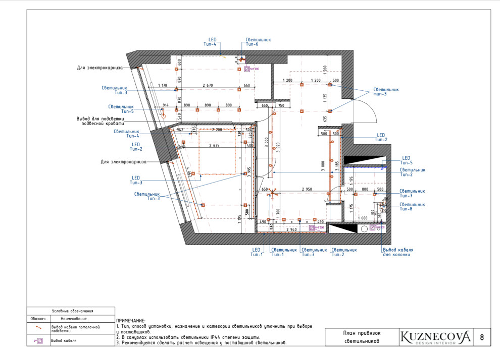 Дизайн проекта квартиры 60 кв.м.