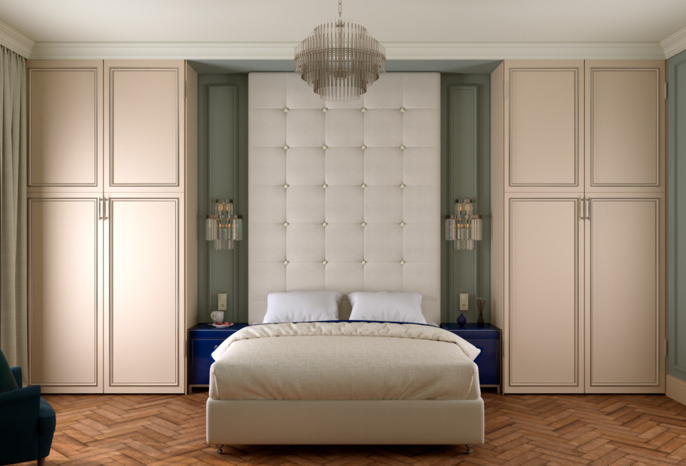 Квартира в сталинском доме на Смоленском бульваре.