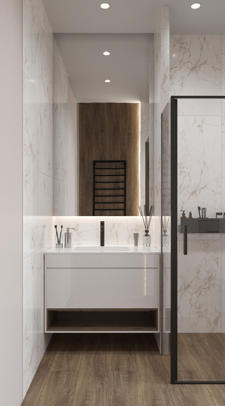 Квартира в ЖК «Плотничный». Элегантность и минимализм