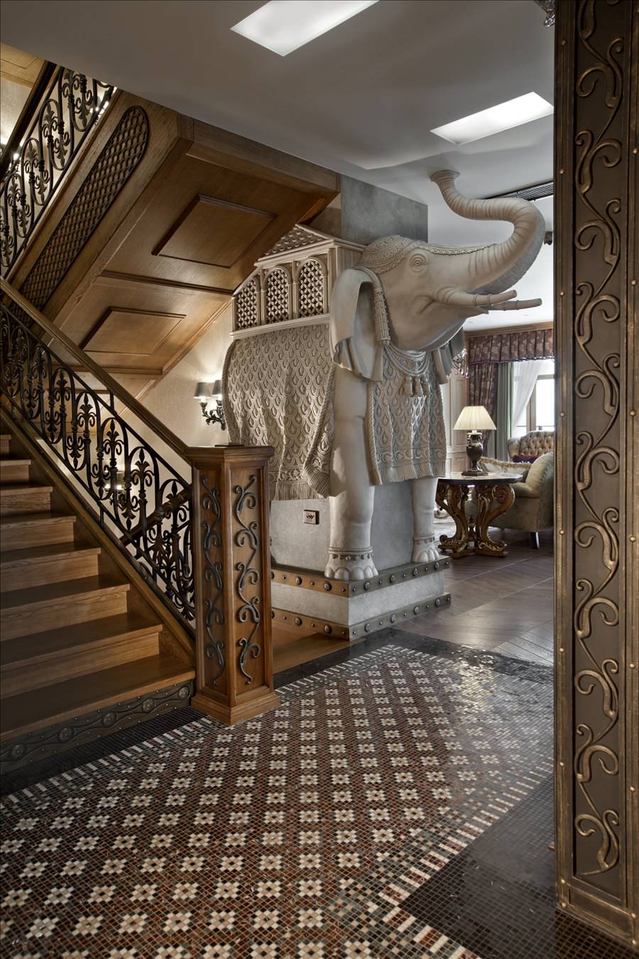 Слоны в интерьере.