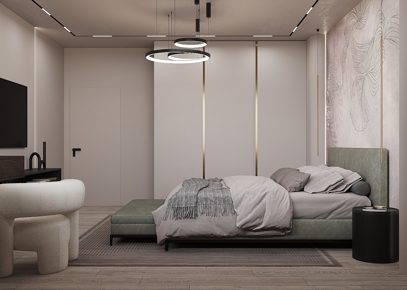 Спальня в современном стиле