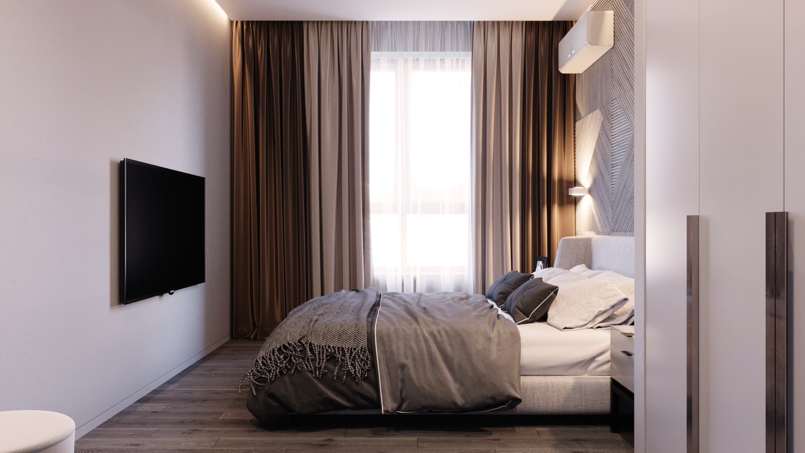 Дизайн интерьера "Минимализм" 2к.кв в г.Краснодаре