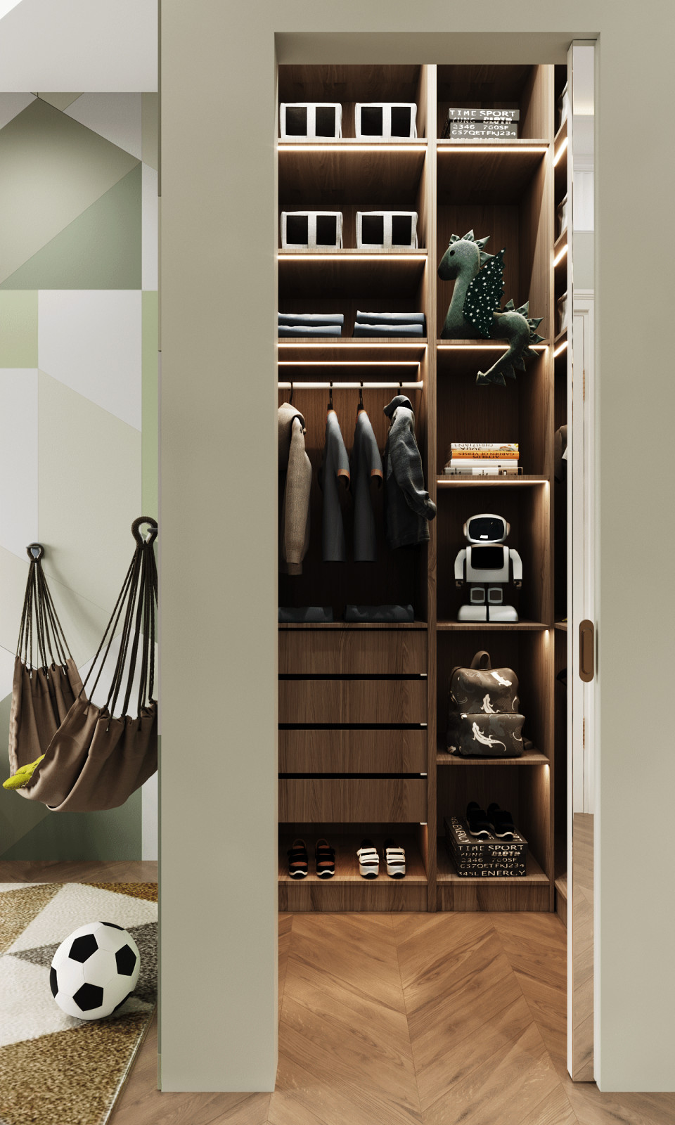 Современный интерьер на 200 кв.м.