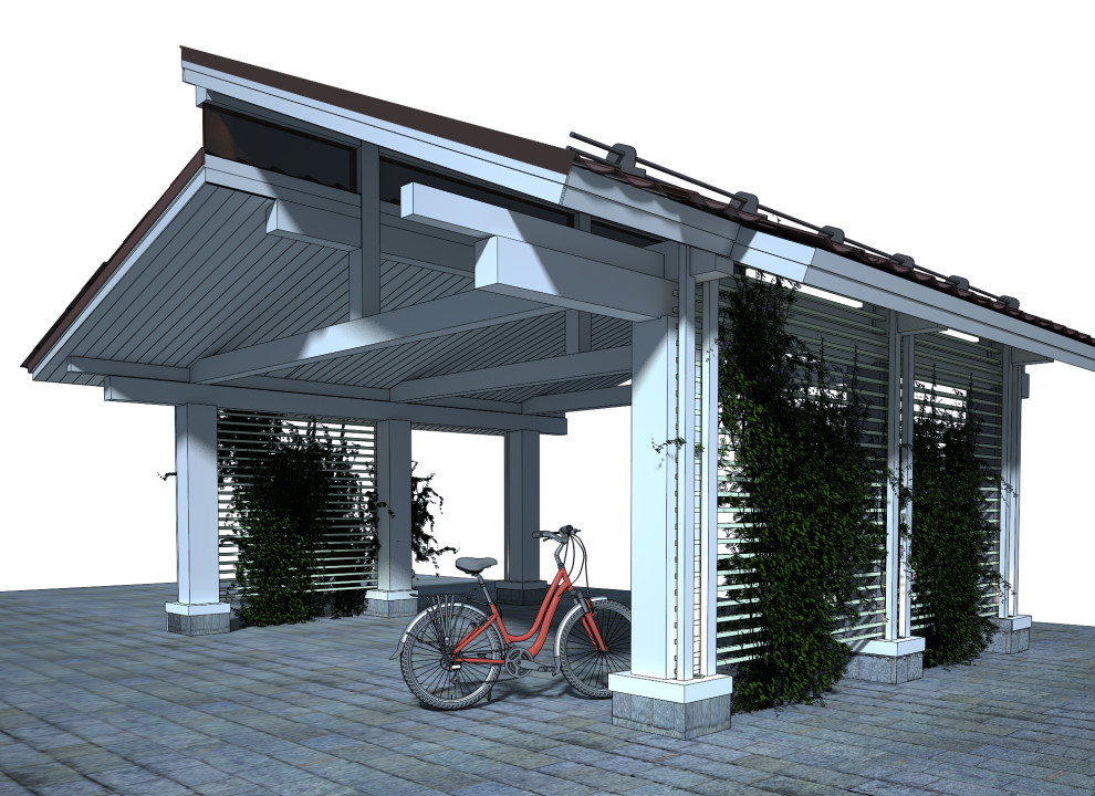 навес для автомобиля