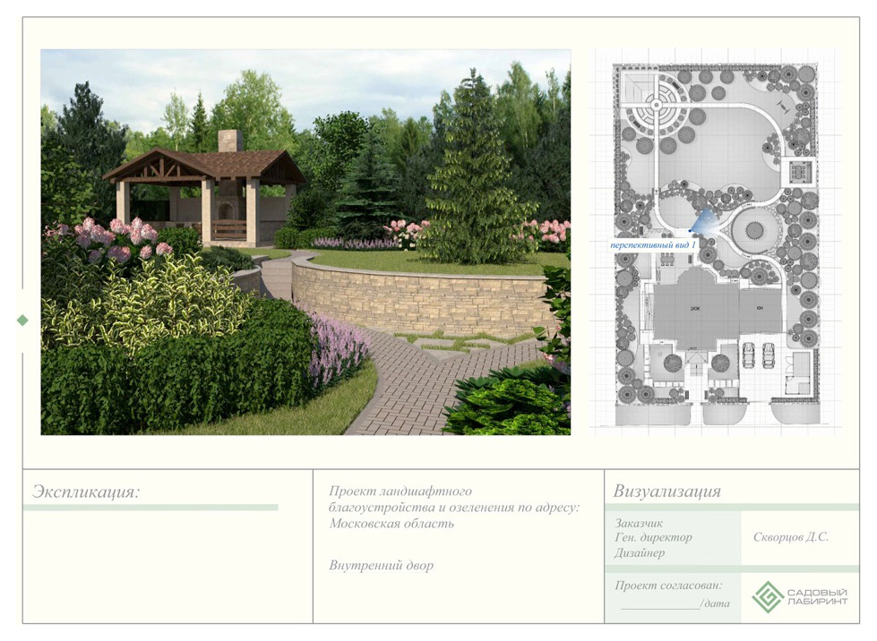 Визуализация точки ландшафтного эскиза 2 - "Фруктовый карнавал"