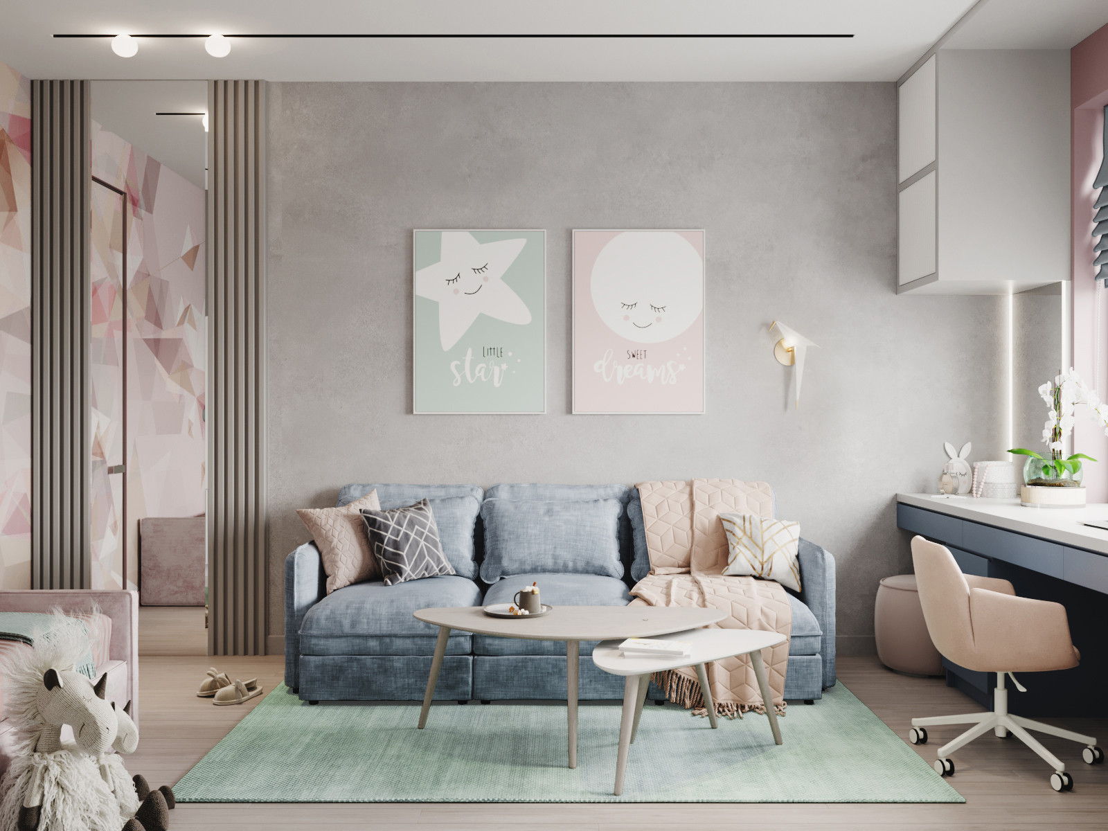 GRAY. Квартира в ЖК Дом на набережной, 64 кв.м