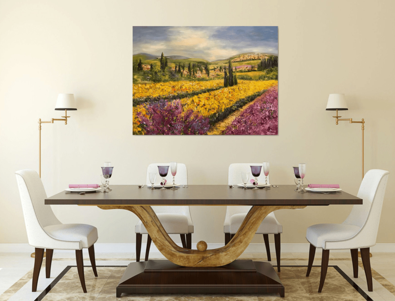 Работы художницы Дианы Маливани - Столовая - Дизайн интерьера (1)