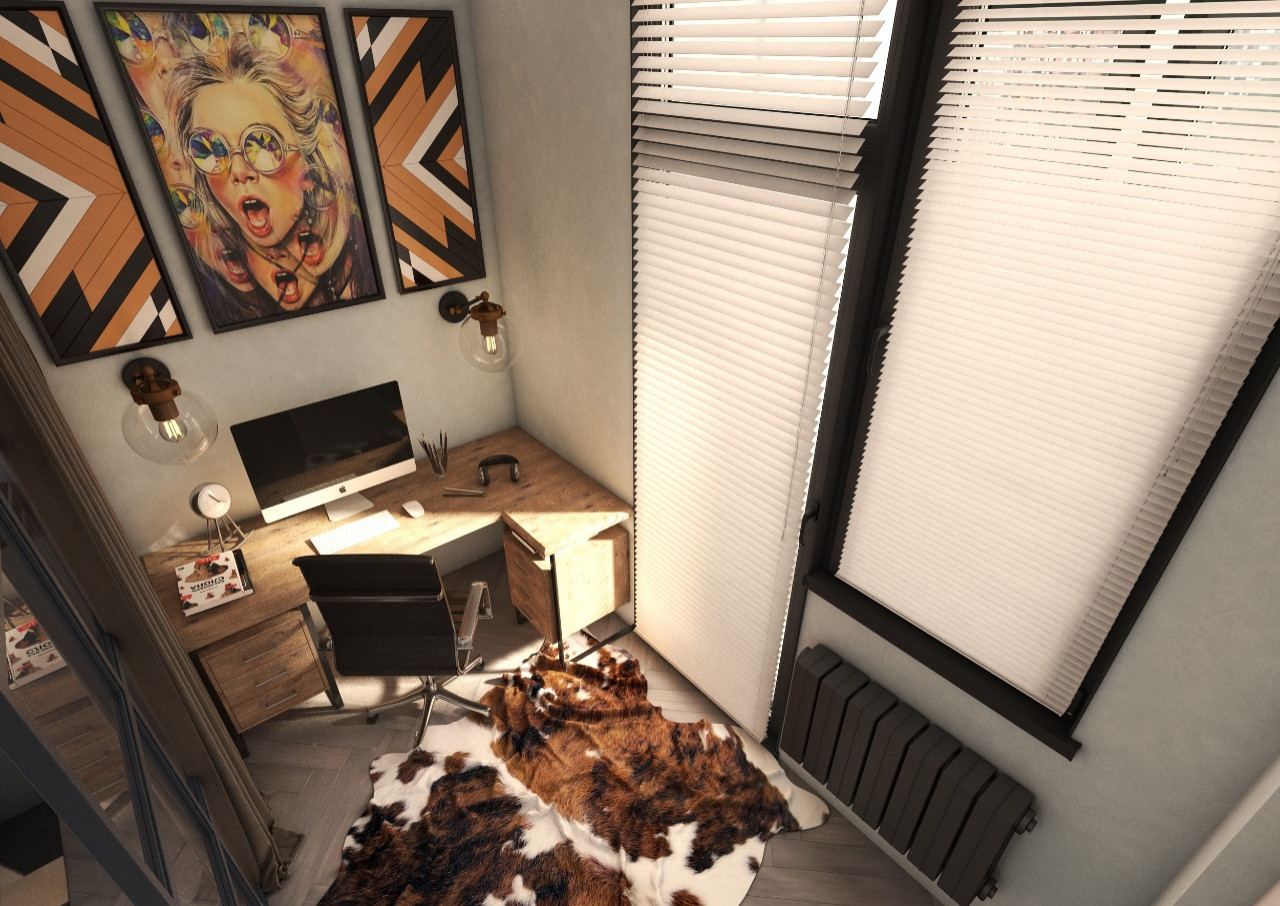 Обложка проекта: Сочный интерьер для пары музыкантов, жк Аллегро парк