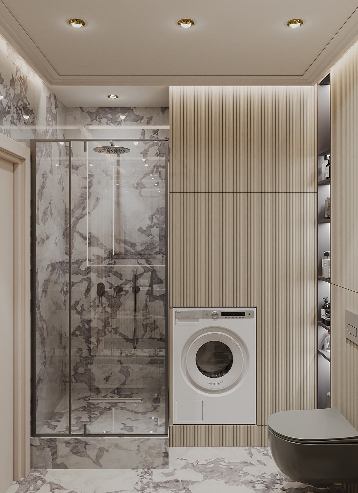 Интерьер 4-ёх комнатной квартиры_ "ПРИТЯЖЕНИЕ МАГМЫ"