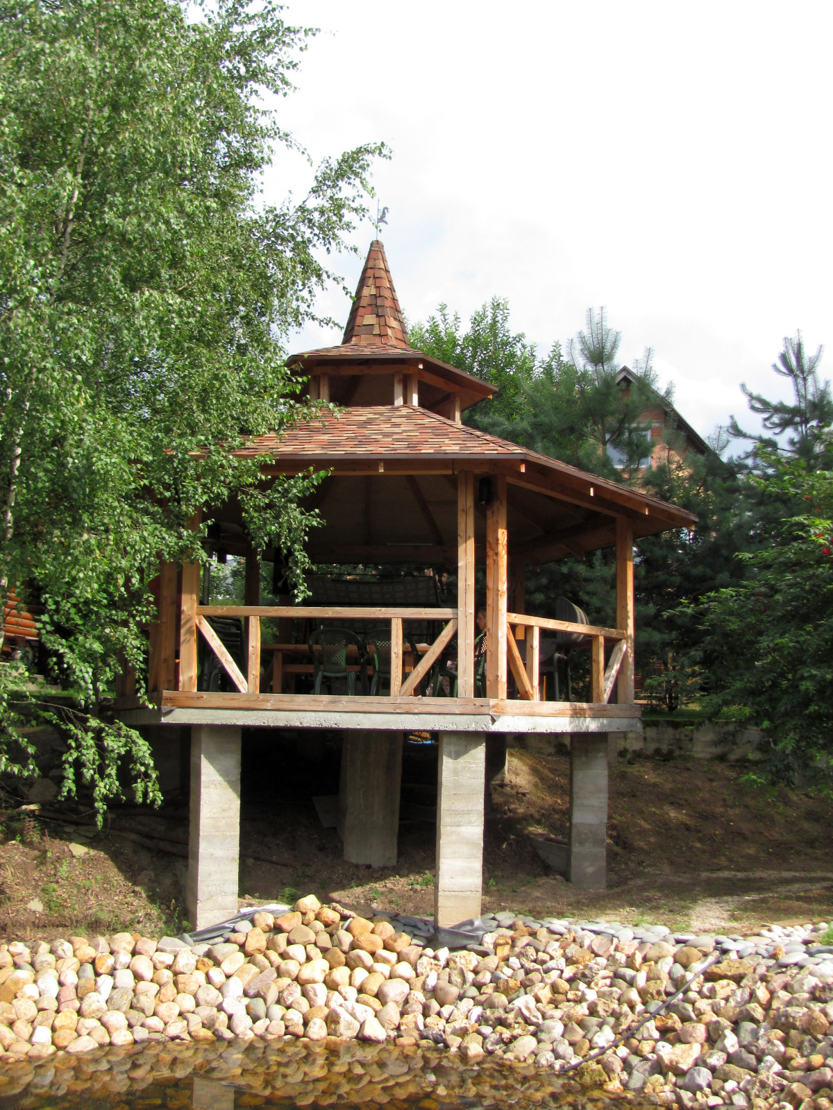 Загородный дом на Новорижском шоссе (в процессе строительства)