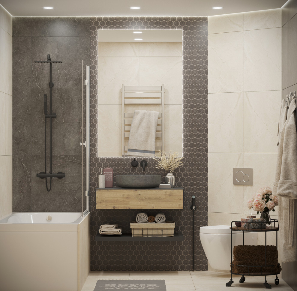 Обложка проекта: Проект трехкомнатной квартиры на Флотской