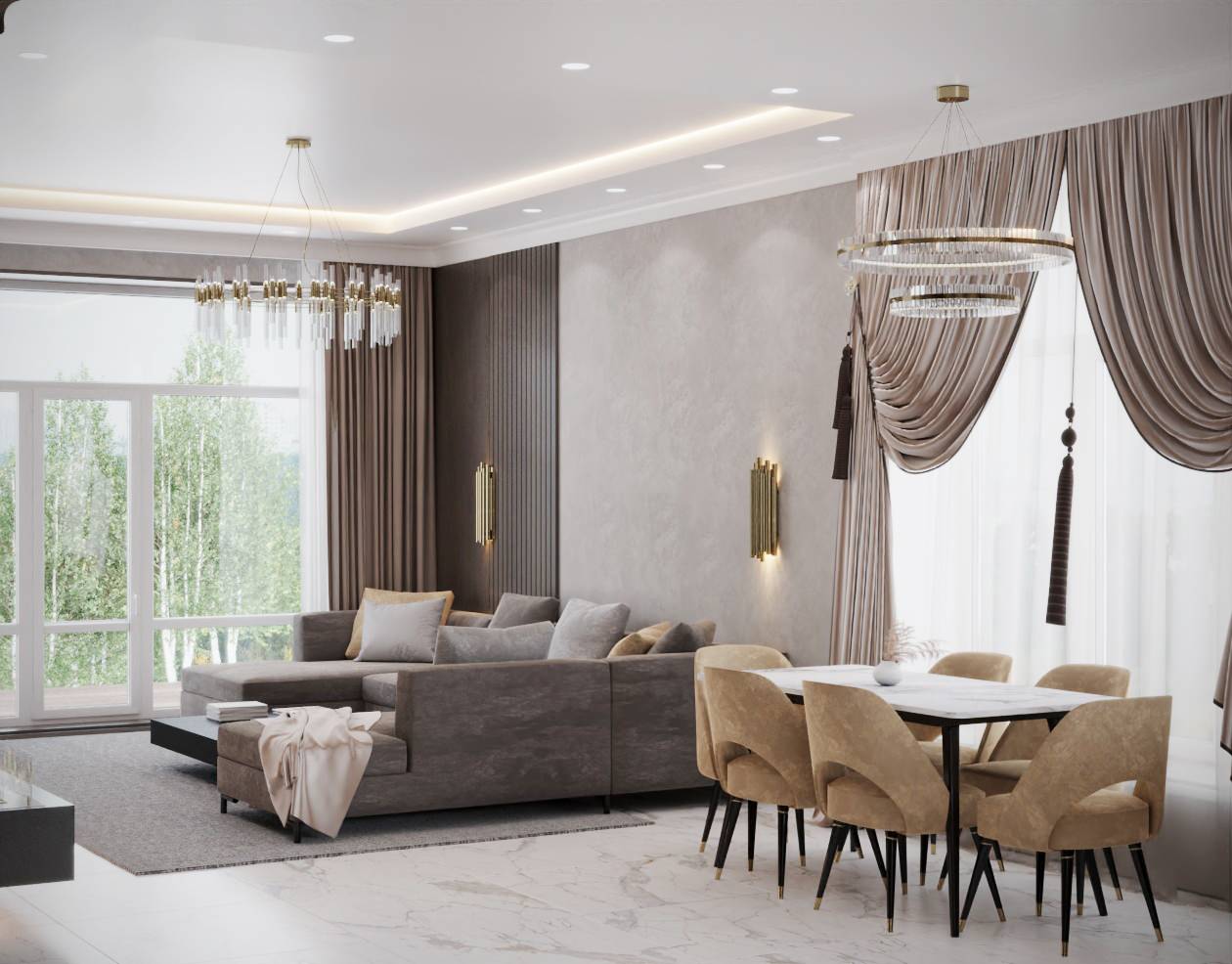 Дизайн коттеджа