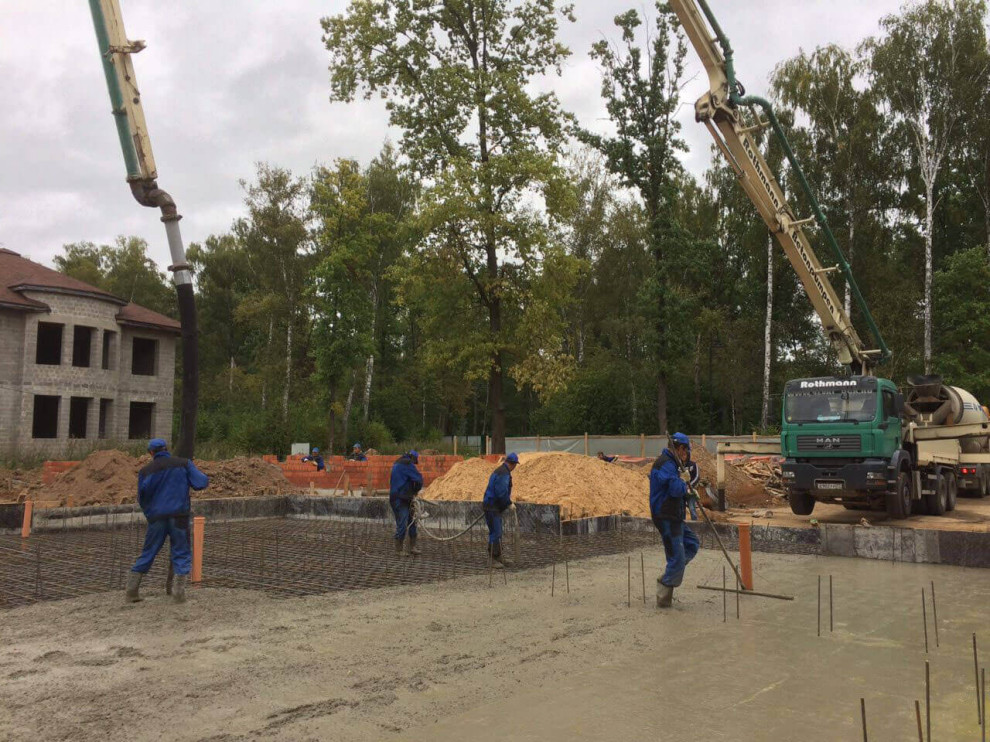 Строительство резиденции в Антоновке