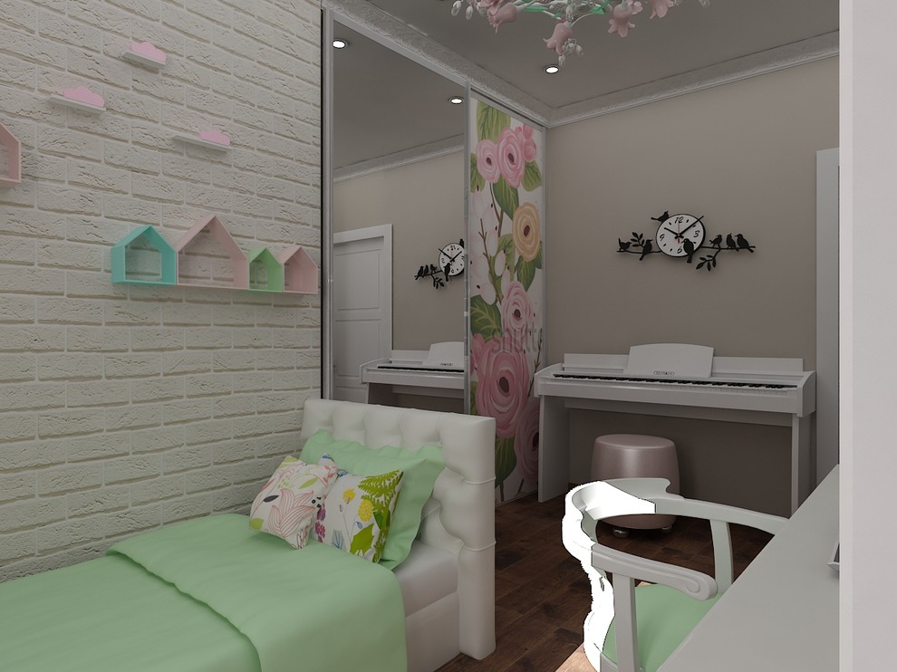 Скандинавский стиль в 4-х комнатнойквартире