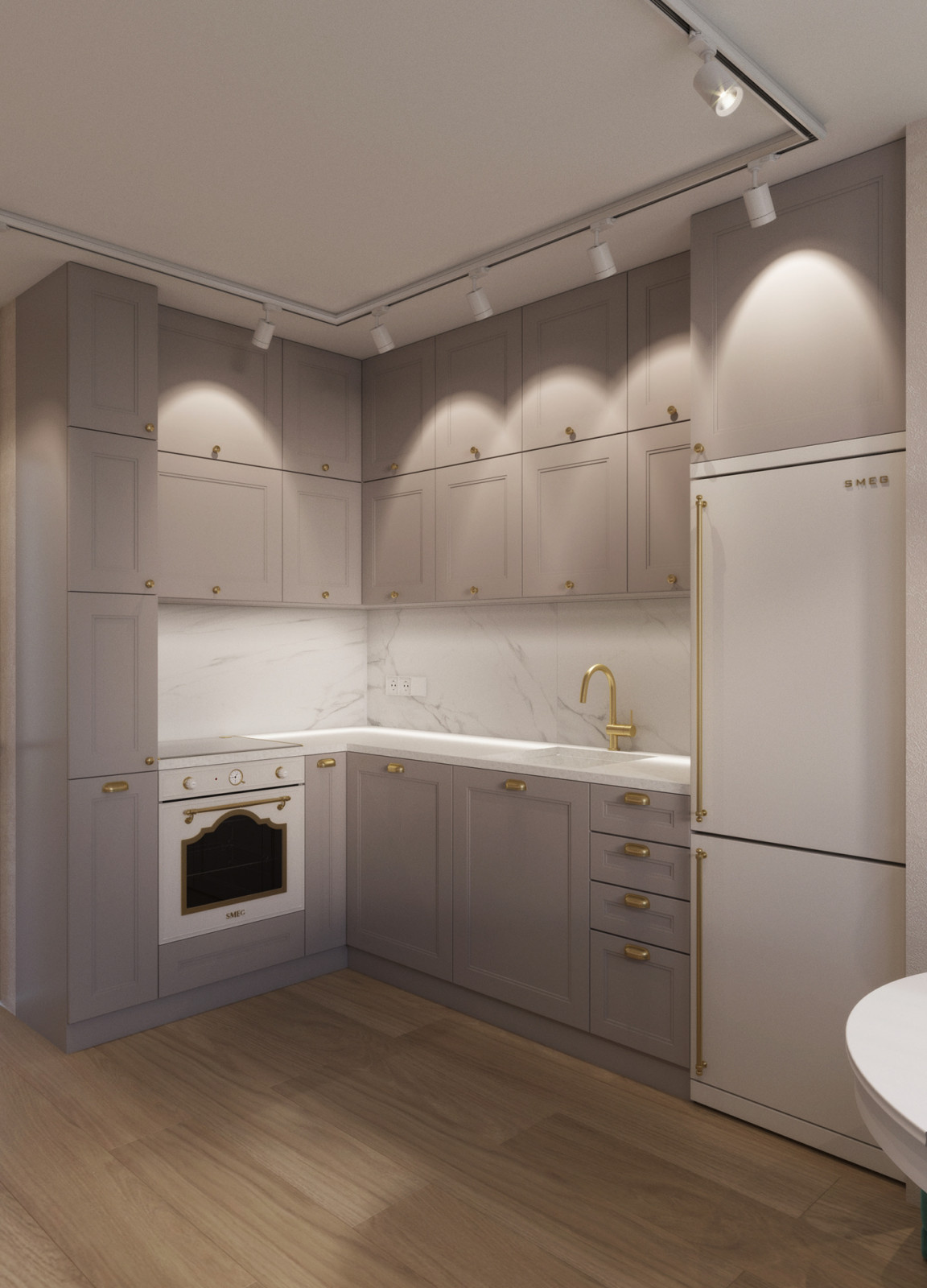 Обложка проекта: Кухня в стиле "неоклассика"