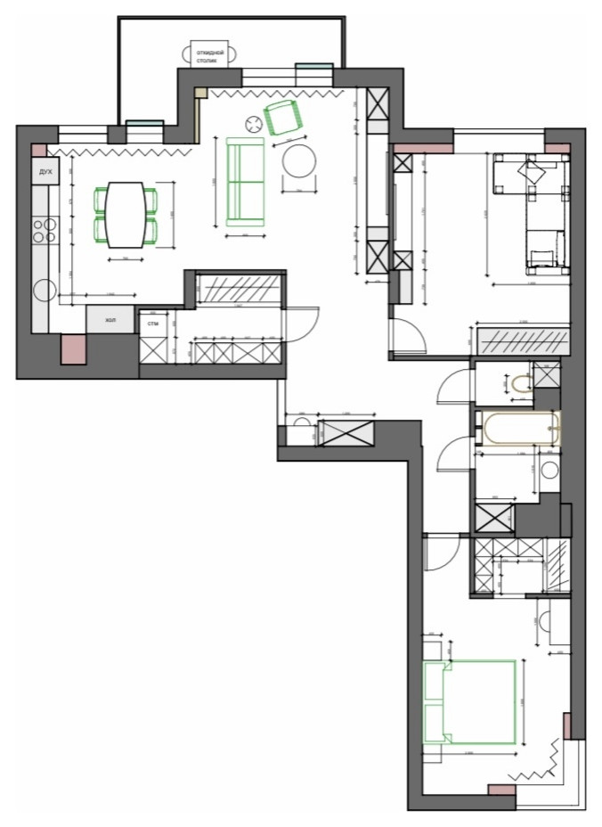 Квартира 98м2