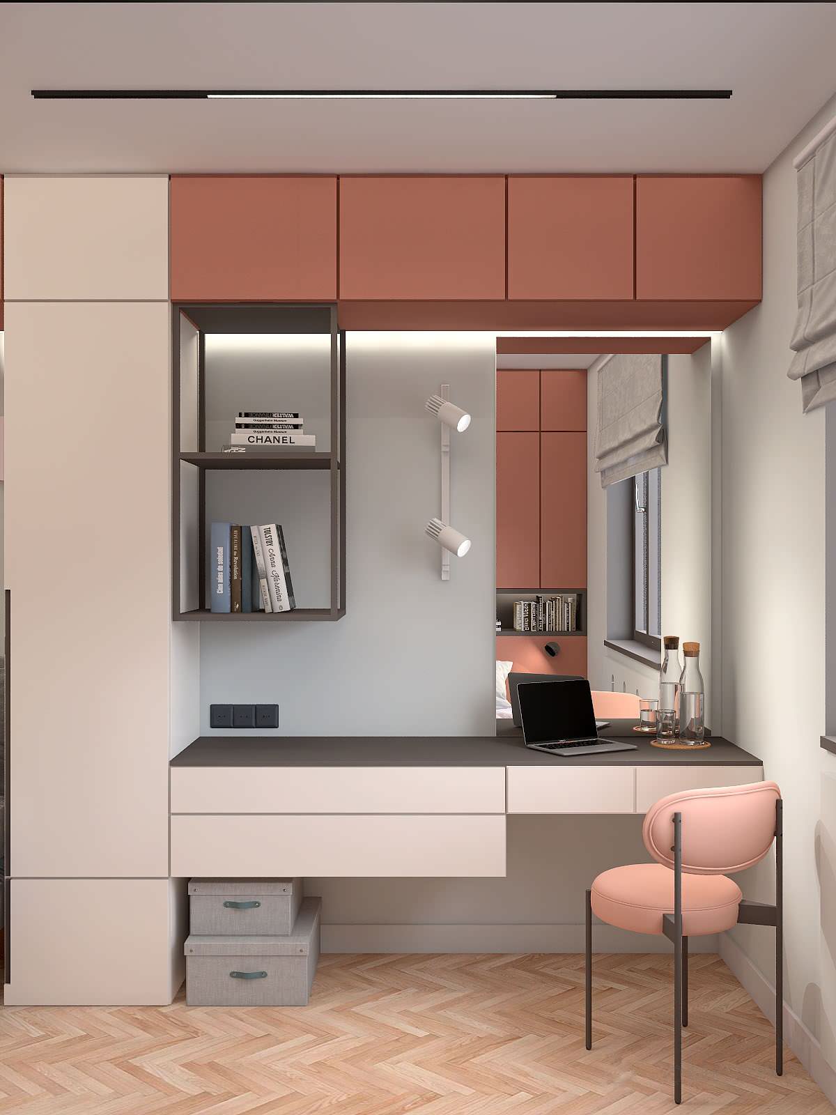 Дизайн-проект яркой и функциональной студии