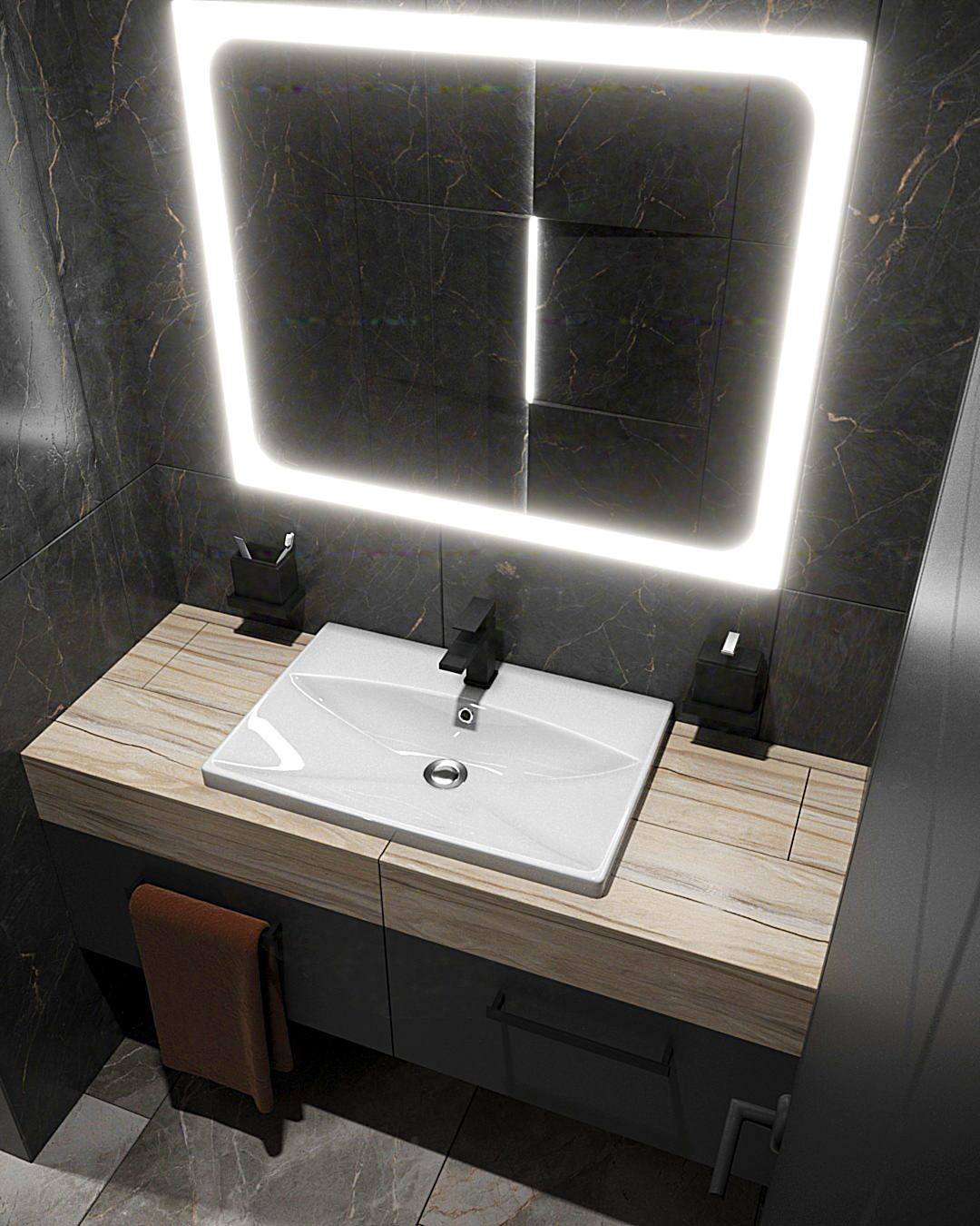 Санузел с мужским характером