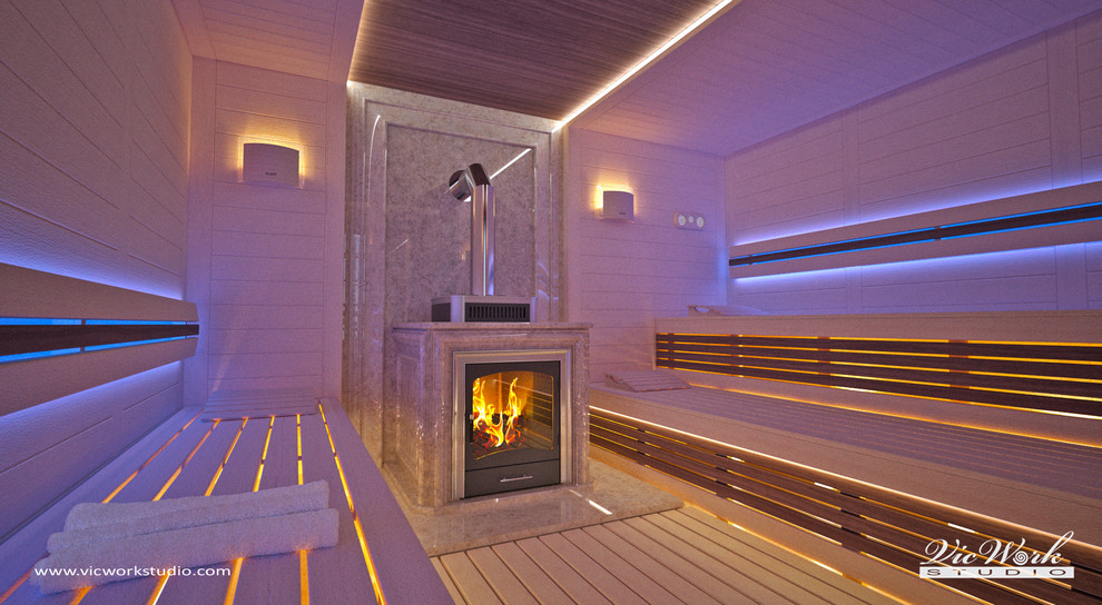 SPA zone. H Residence interiors