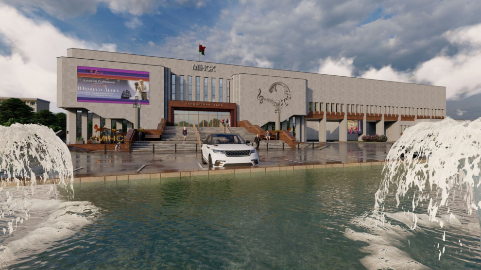 Обложка проекта: Визуализация входной групы кинозала